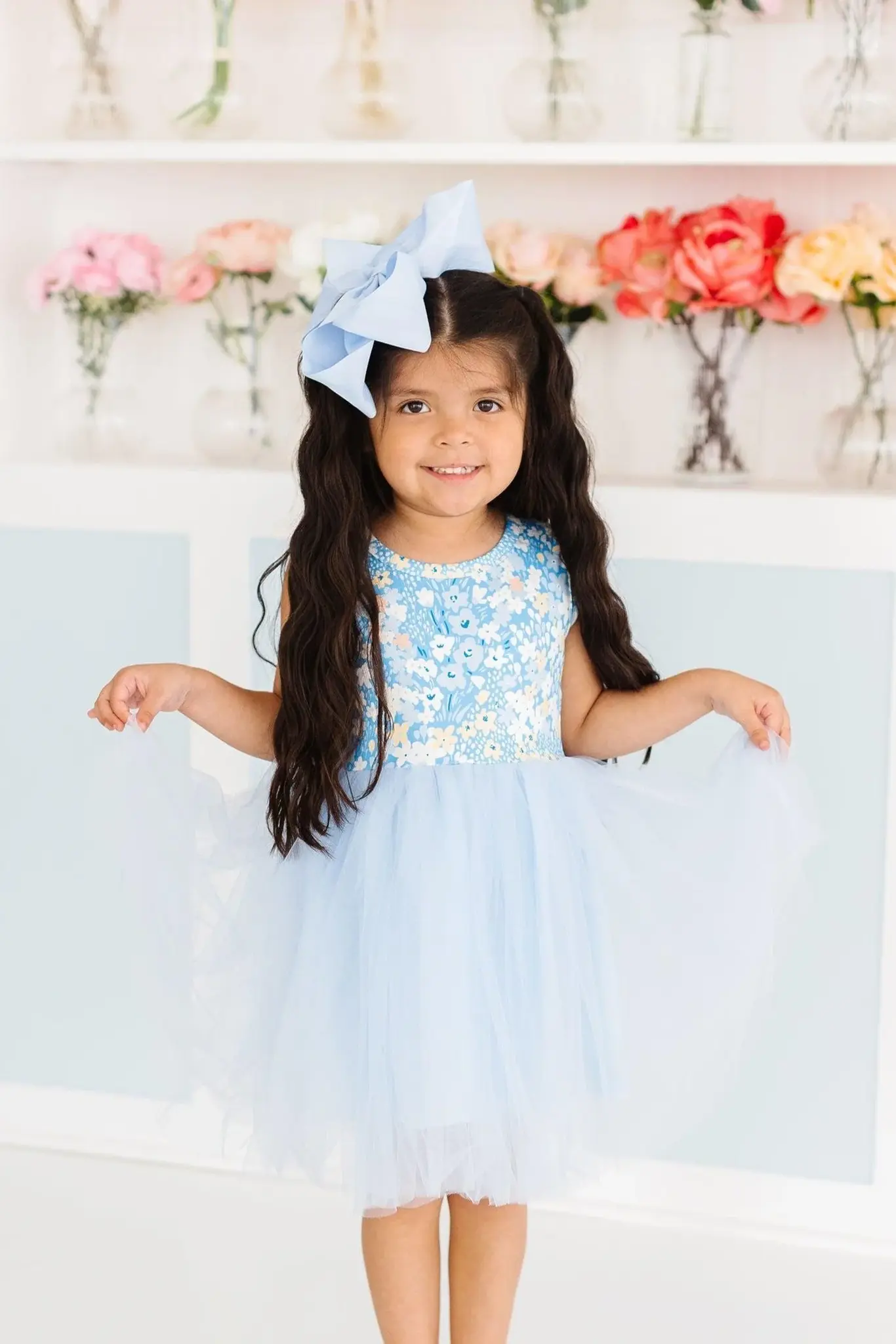 Mila & Rose Mila & Rose Blooming in Blue Tank Tutu Dress