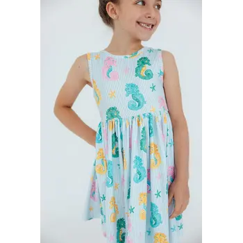 Mila & Rose Mila & Rose Seahorse Swirl Tank Twirl Dress
