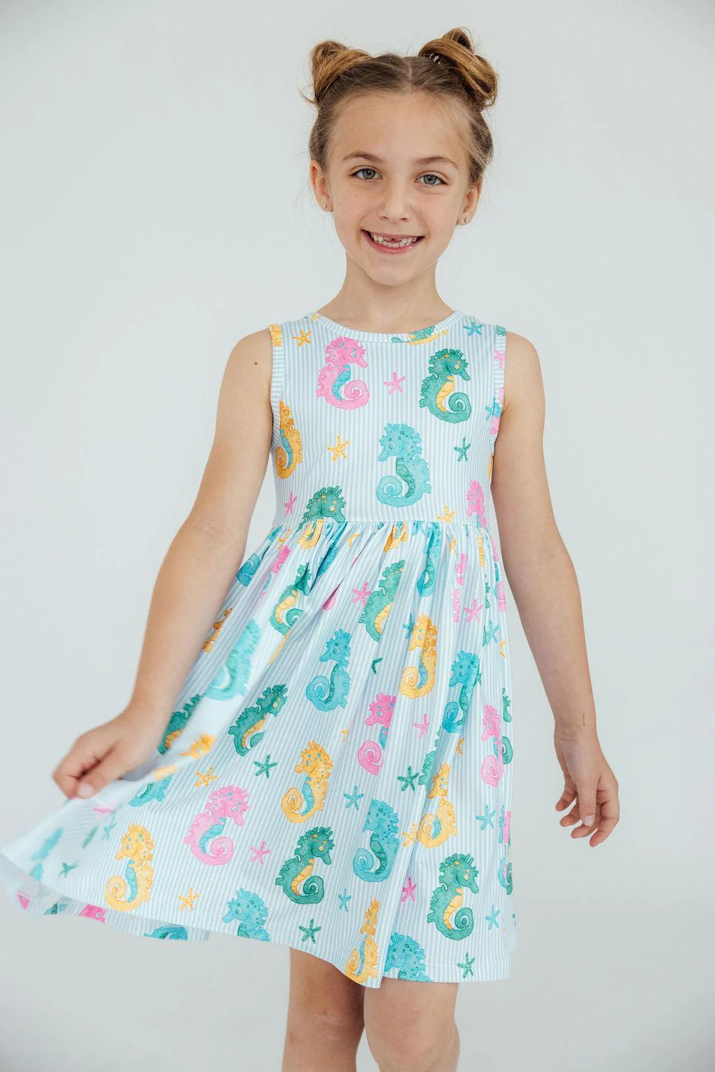 Mila & Rose Mila & Rose Seahorse Swirl Tank Twirl Dress