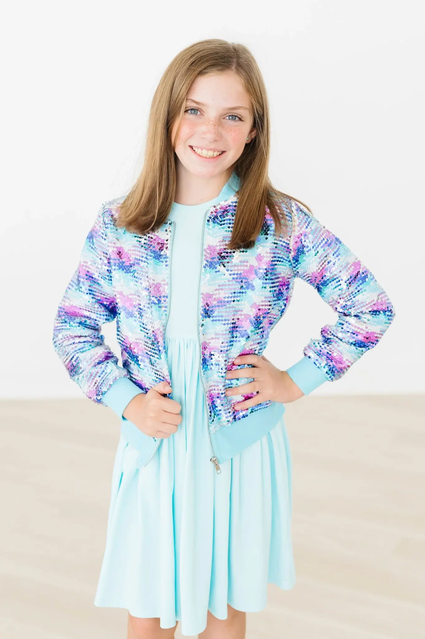 Mila & Rose Mila & Rose Mermaid Flip Sequin Jacket