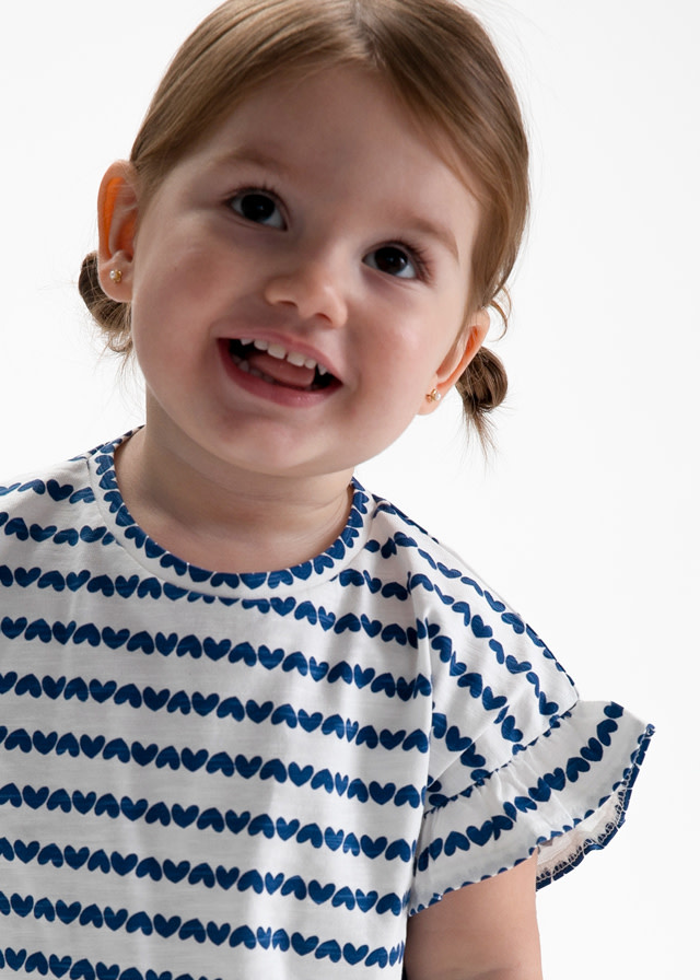 Mayoral Mayoral Ruffle Sleeve Tee