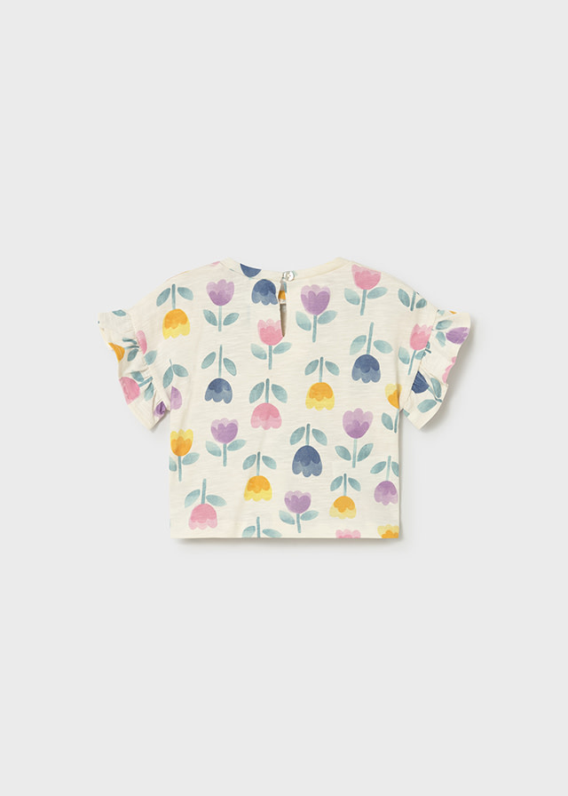 Mayoral Mayoral Ruffle Sleeve Tee