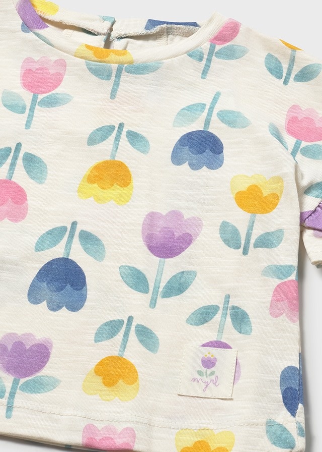 Mayoral Mayoral Ruffle Sleeve Tee