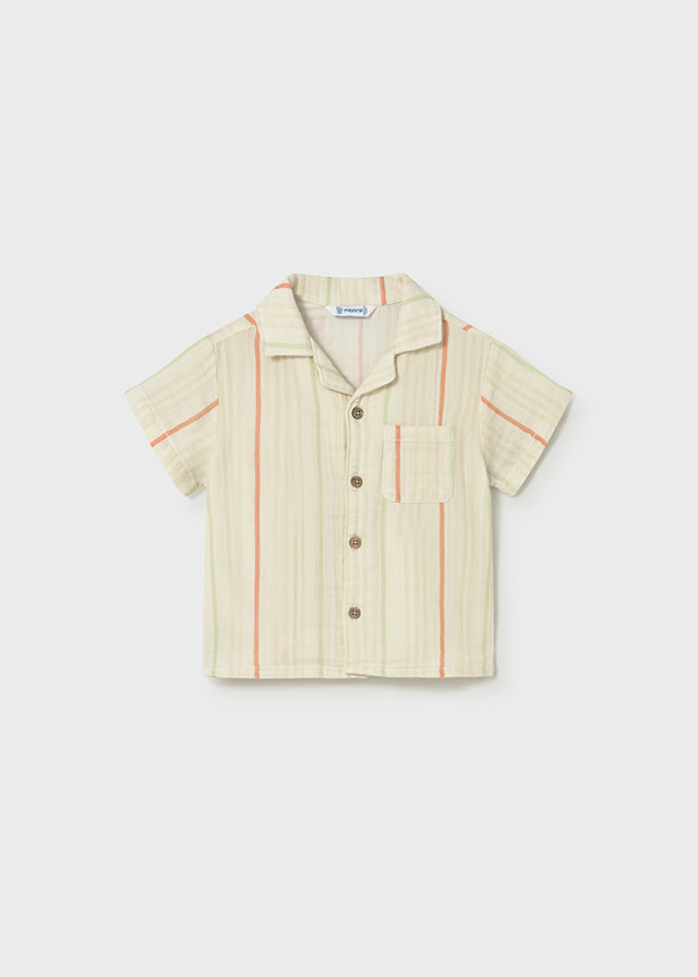 Mayoral Mayoral Stripe Button Down Shirt
