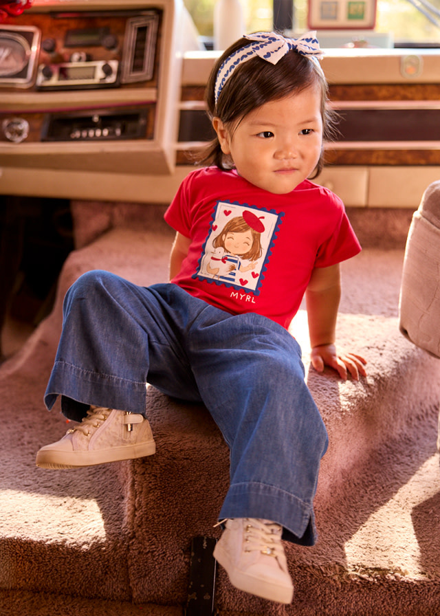 Mayoral Mayoral Flowy Denim Pants