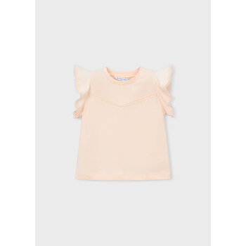 Mayoral Mayoral Lace Trim T-Shirt