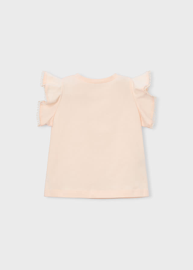 Mayoral Mayoral Lace Trim T-Shirt