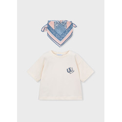 Mayoral Mayoral Born Lucky T-Shirt w/ Scarf