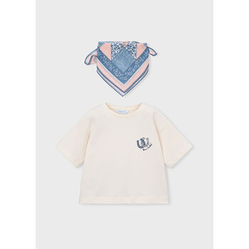 Mayoral Mayoral Born Lucky T-Shirt w/ Scarf