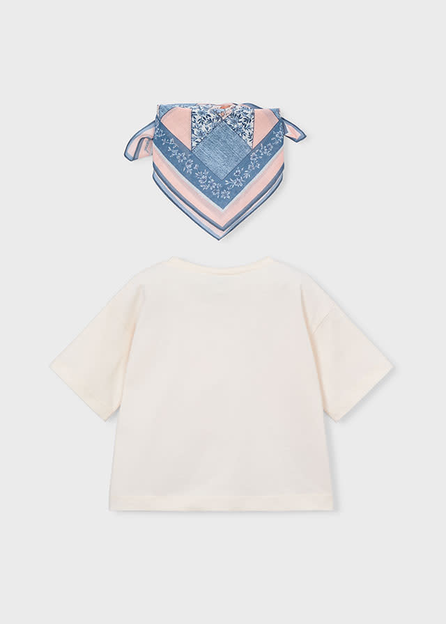 Mayoral Mayoral Born Lucky T-Shirt w/ Scarf