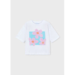 Mayoral Mayoral Floral Print T-Shirt