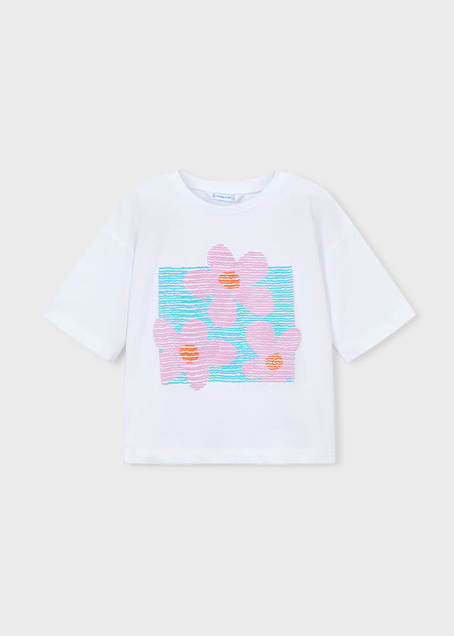 Mayoral Mayoral Floral Print T-Shirt