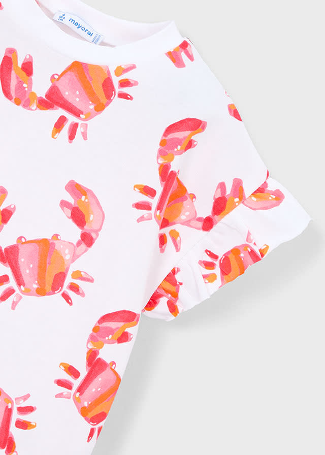 Mayoral Mayoral Crab Print T-Shirt