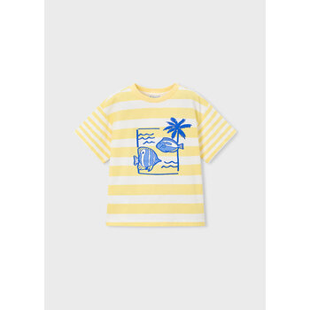 Mayoral Mayoral Stripe Fish T-Shirt