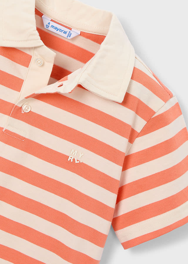 Mayoral Mayoral Stripe Polo T-Shirt