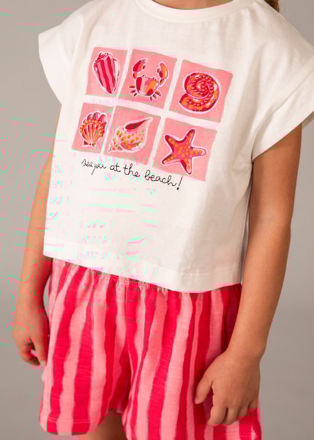 Mayoral Mayoral Beach Print Short Set