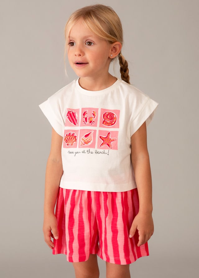 Mayoral Mayoral Beach Print Short Set