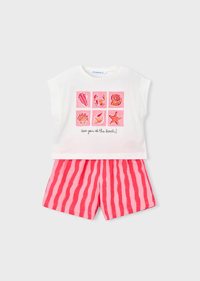 Mayoral Mayoral Beach Print Short Set