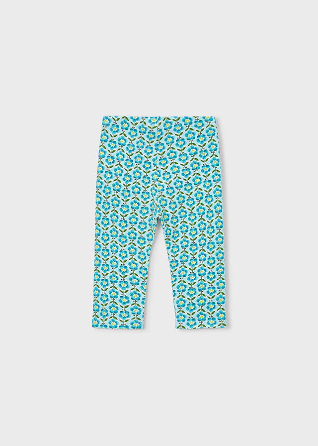 Mayoral Mayoral Floral Print Capri Leggings