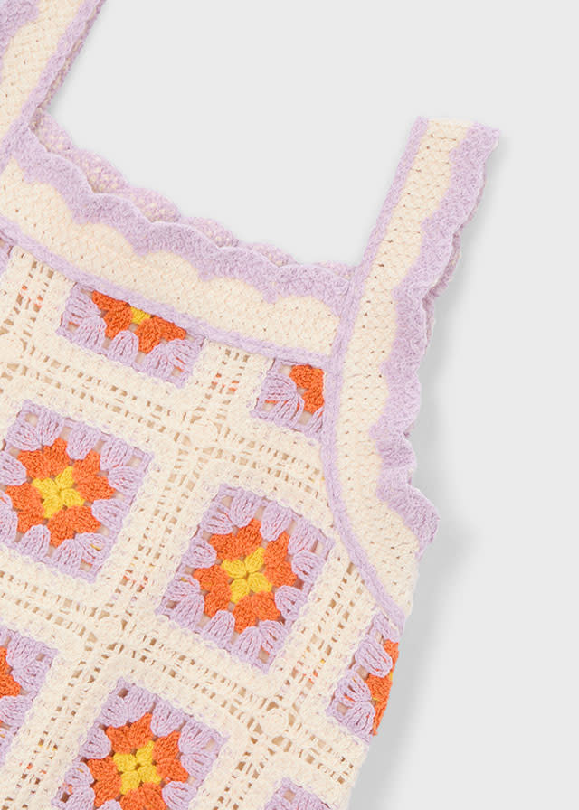 Mayoral Mayoral Crochet Dress