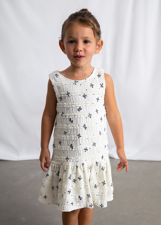 Mayoral Mayoral Bow Print Dress