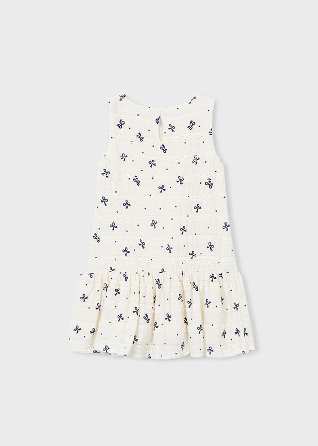Mayoral Mayoral Bow Print Dress