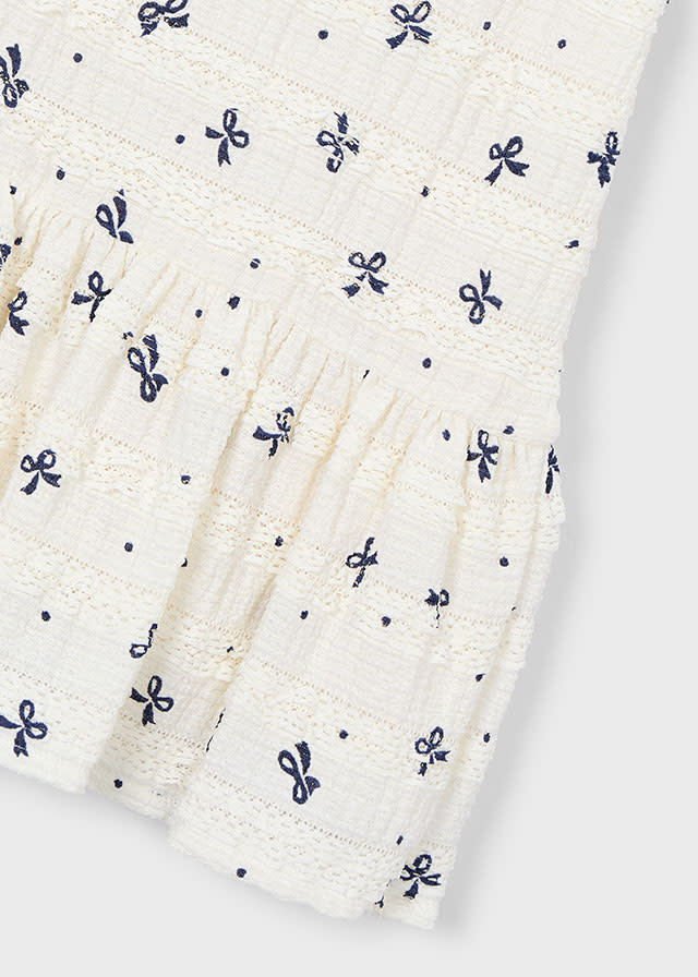 Mayoral Mayoral Bow Print Dress