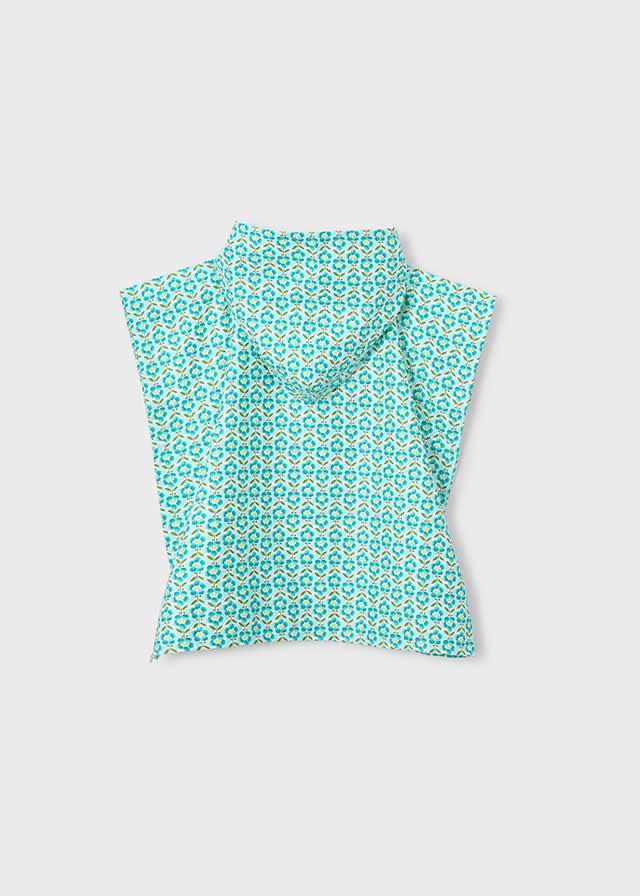 Mayoral Mayoral Floral Print Beach Poncho