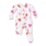 Angel Dear Angel Dear Happy Hearts 2 Way Ruffle Zipper Footie