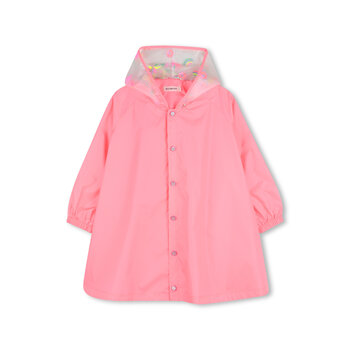 Billieblush Billieblush Poncho with Printed Hood