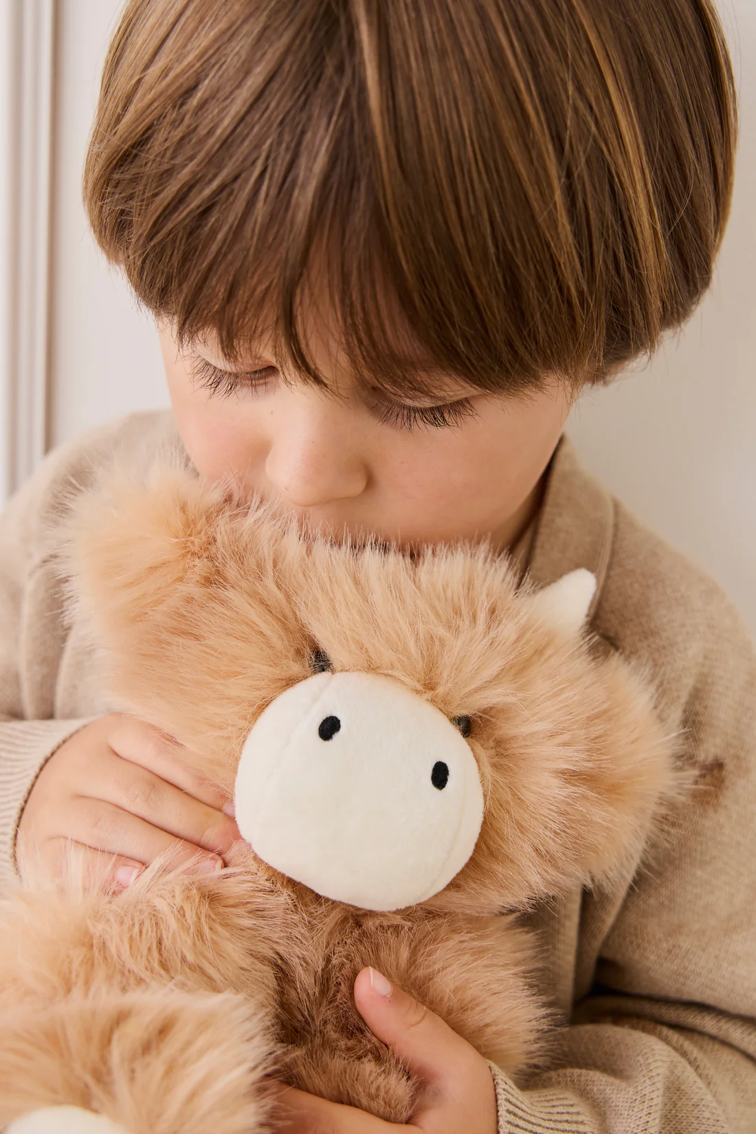 Jamie Kay Jamie Kay Snuggle Bunnies - Hilda The Highland Cow - Caramel