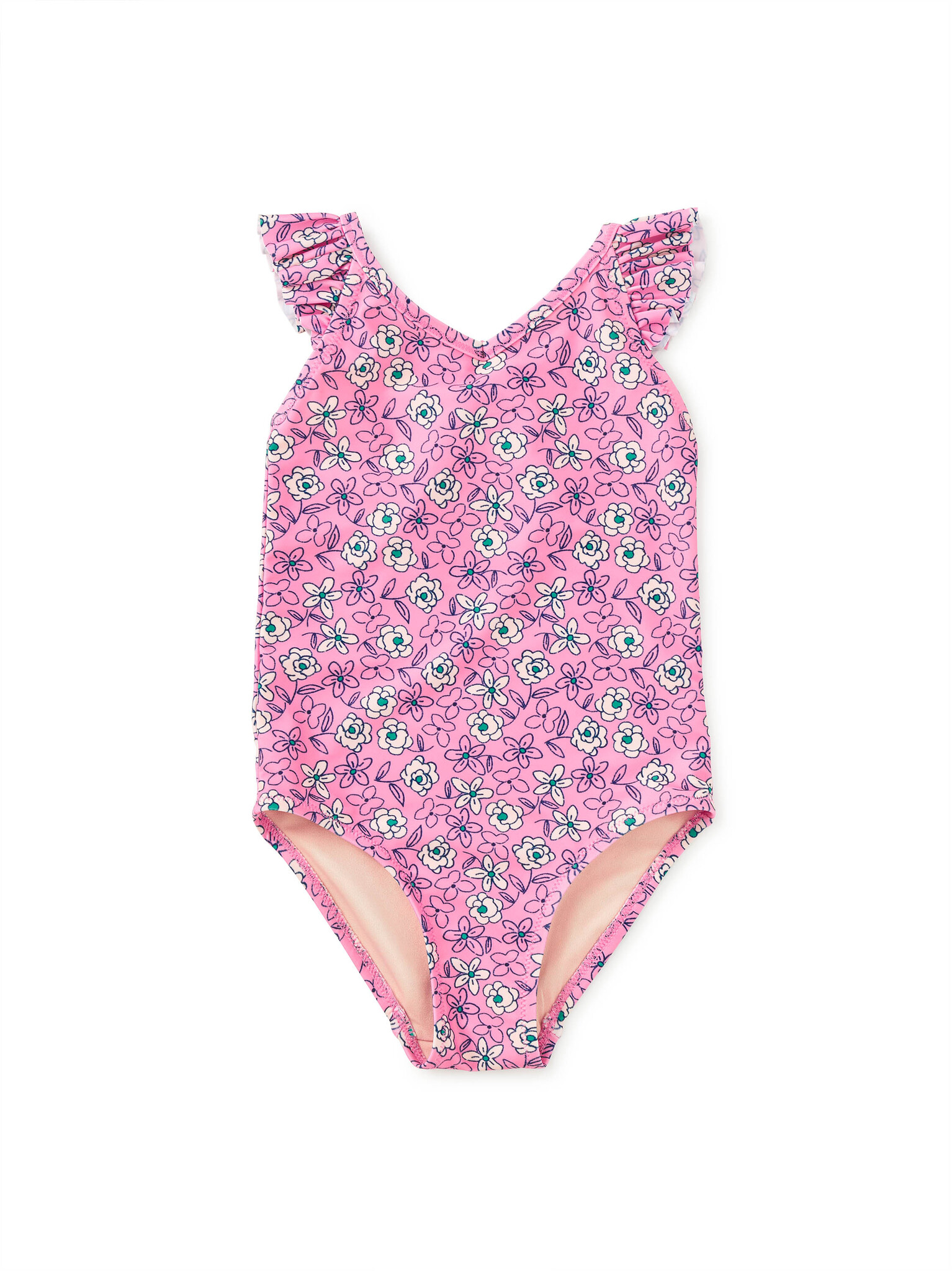 Tea Collection Tea Ruffle One-Piece Swimsuit