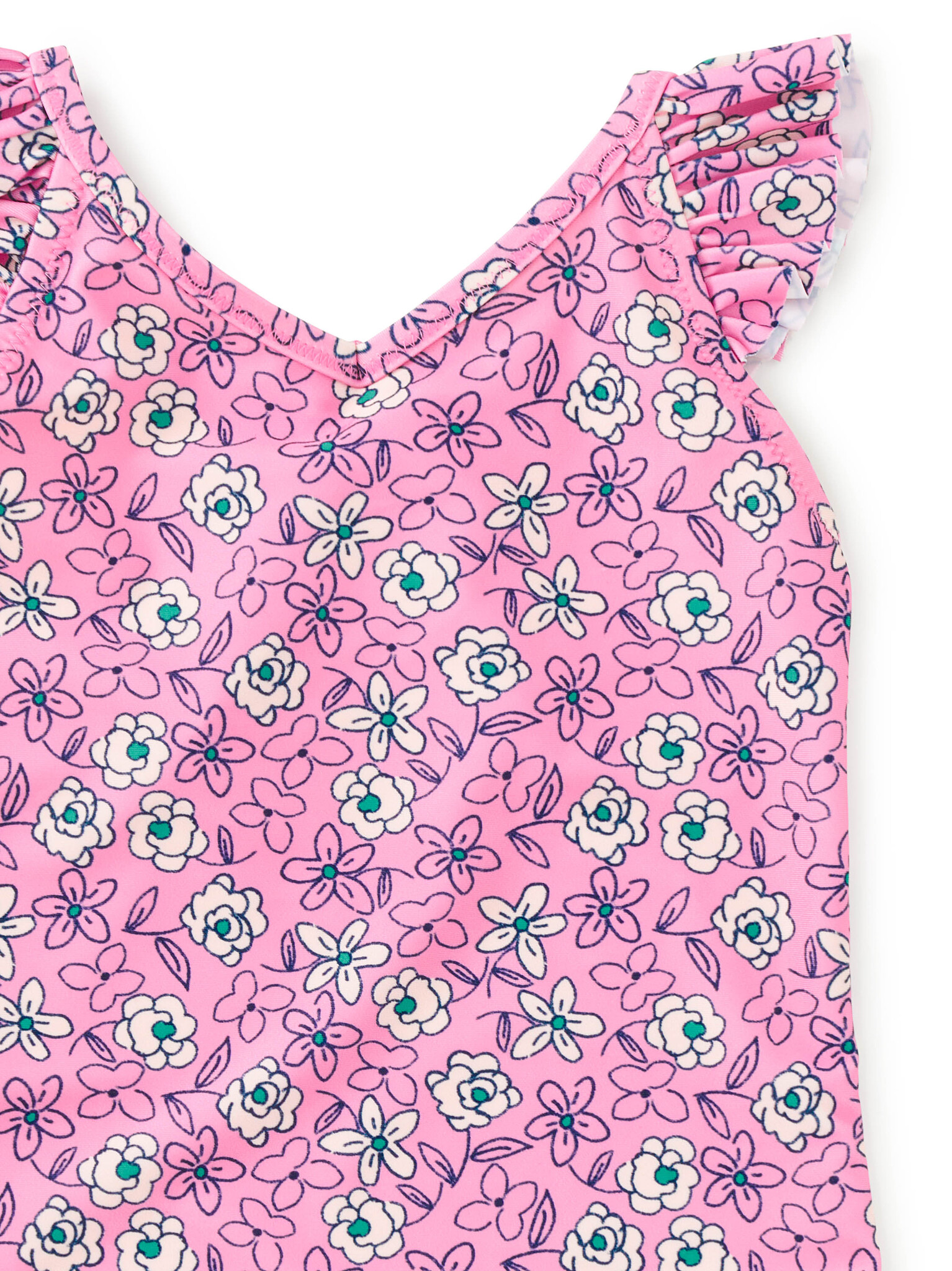 Tea Collection Tea Ruffle One-Piece Swimsuit