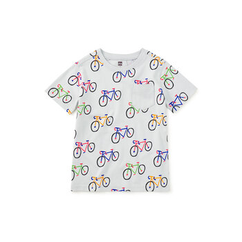 Tea Collection Tea Printed  Pocket Tee