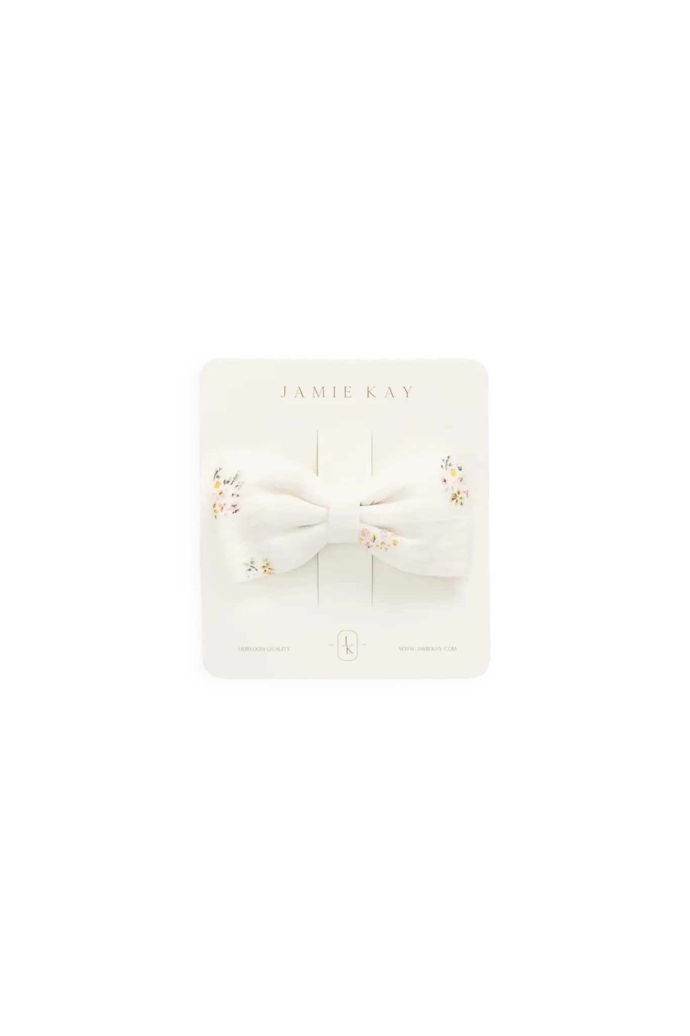 Jamie Kay Jamie Kay Organic Cotton Desiree Bow - Ayla Whisper