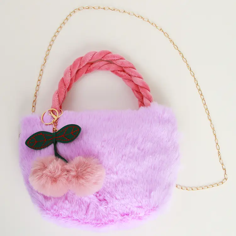 Furry Cherry Purse