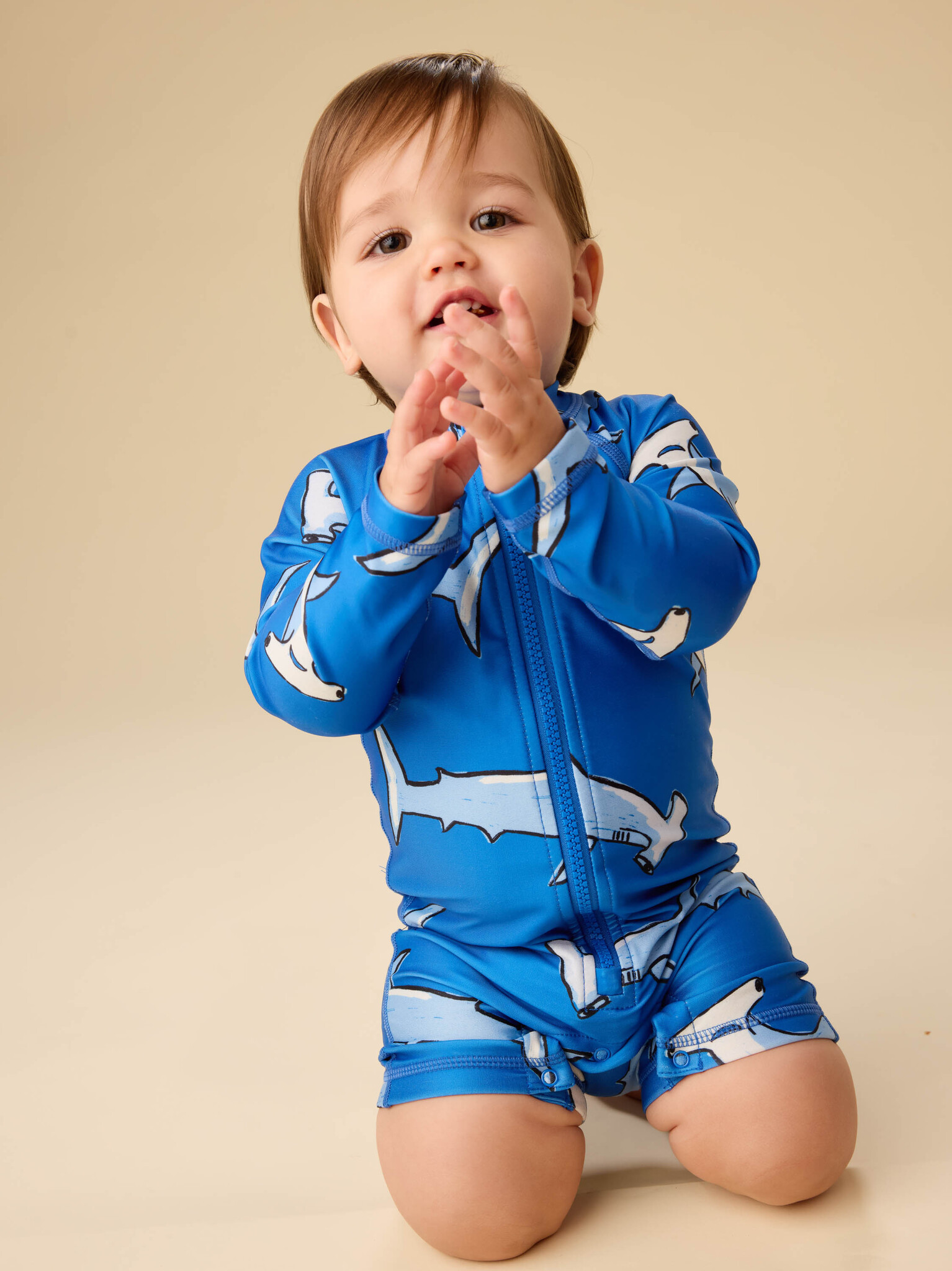 Tea Collection Tea Shark Rash Guard Swimsuit