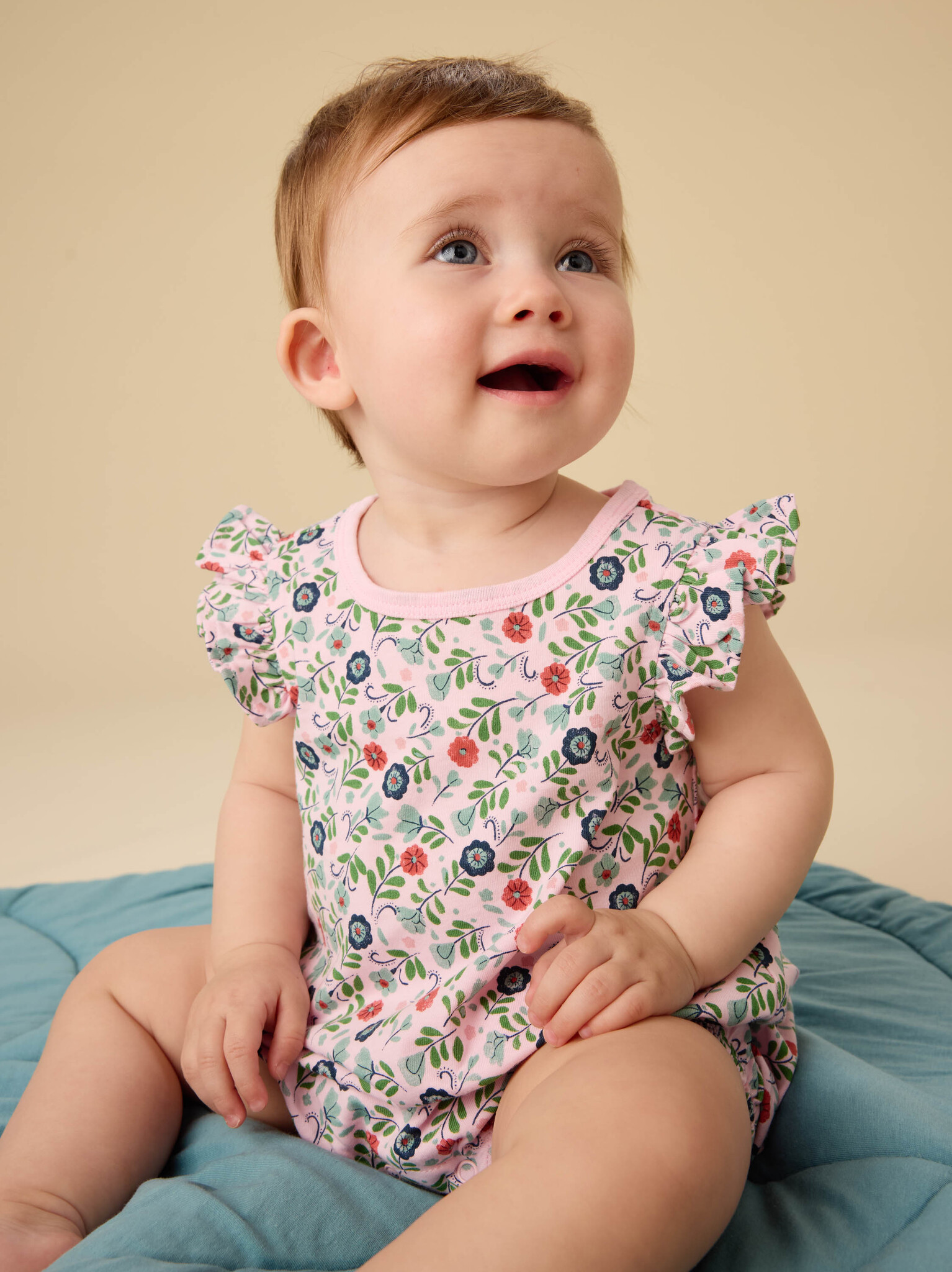 Tea Collection Tea Flutter Baby Romper