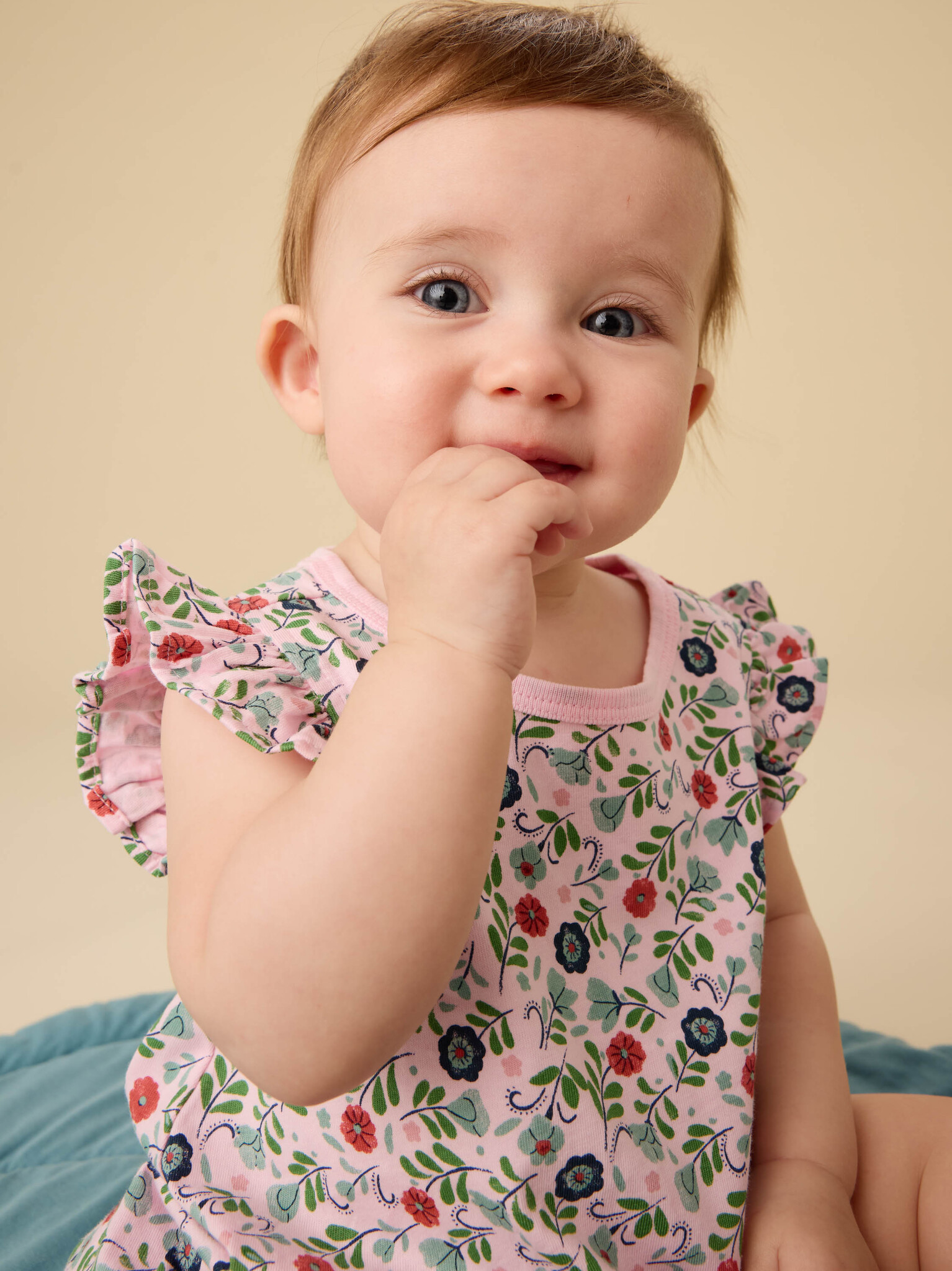 Tea Collection Tea Flutter Baby Romper