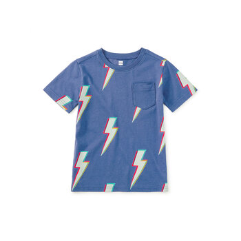 Tea Collection Tea Printed  Pocket Tee