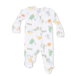 Angel Dear Angel Dear Pickles Playing Pickleball 2 Way Zipper Footie