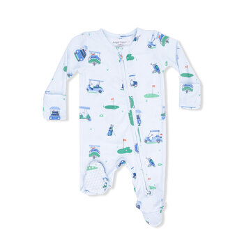 Angel Dear Angel Dear Vintage Golf Carts 2 Way Zipper Footie