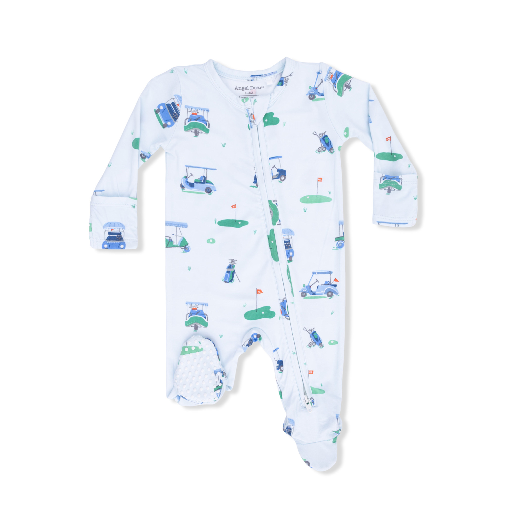 Angel Dear Angel Dear Vintage Golf Carts 2 Way Zipper Footie