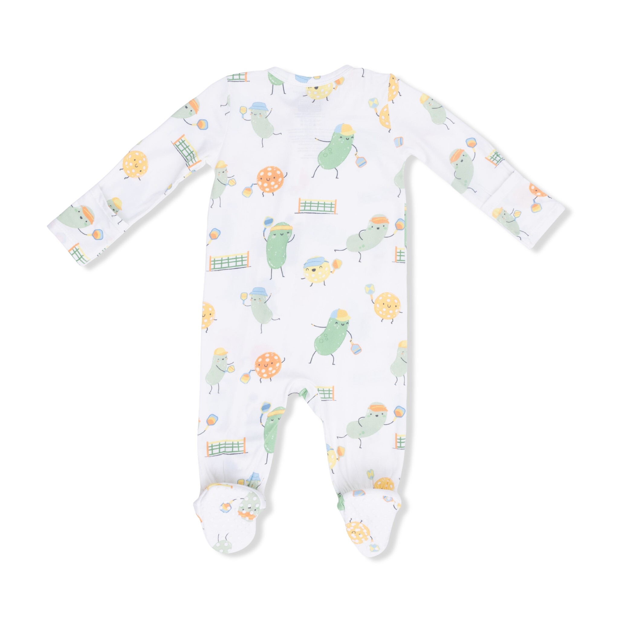 Angel Dear Angel Dear Pickles Playing Pickleball 2 Way Zipper Footie
