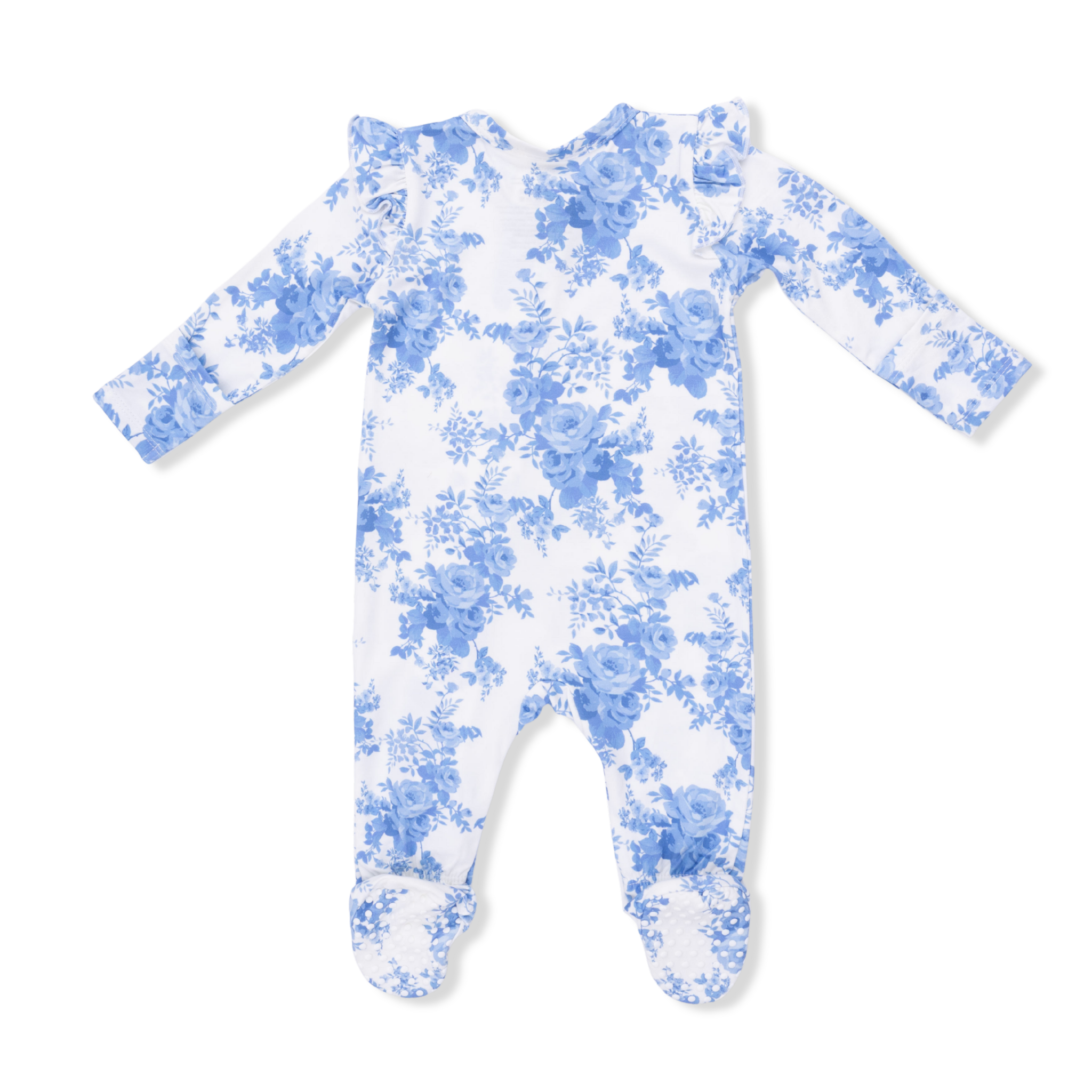 Angel Dear Angel Dear Dream Cottage Floral 2 Way Zipper Footie
