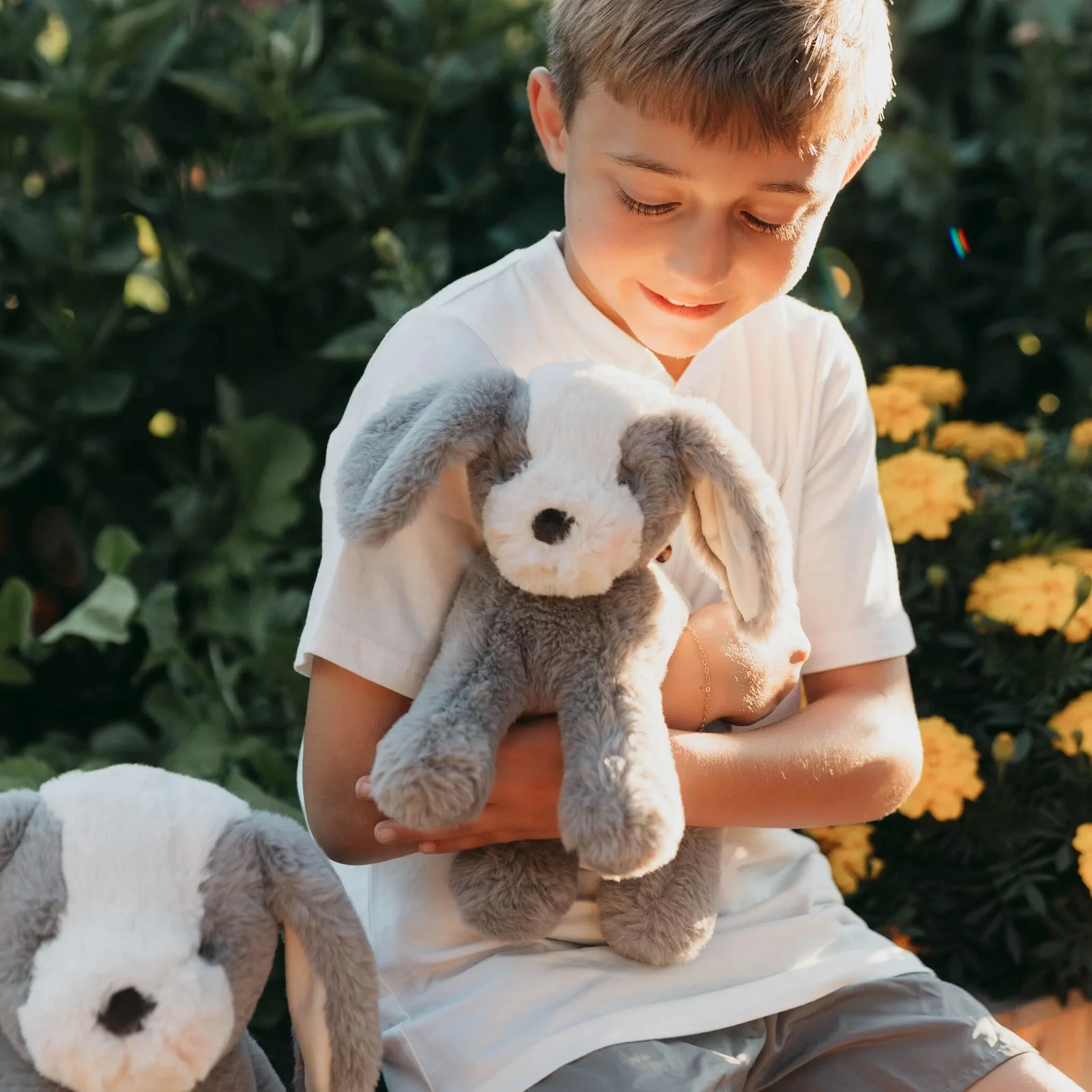 Bunnies by the Bay Bunnies by the Bay Little Floppy Mutt- Steel