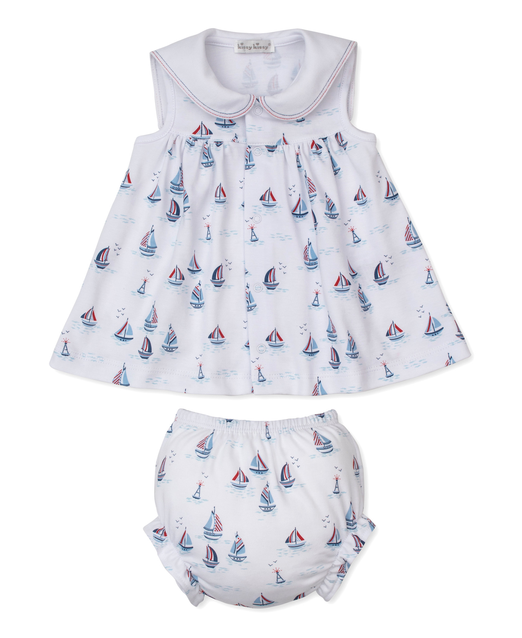 kissy kissy Kissy Kissy Red, White, and Blue Regatta Dress Set