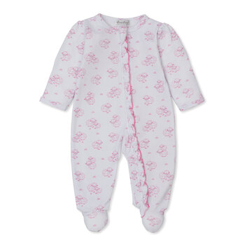 kissy kissy Kissy Kissy Sweet Sheep Zip Footie w/Hat Set