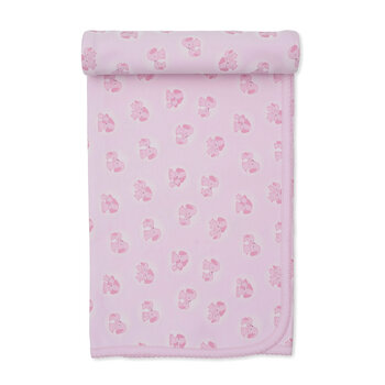 kissy kissy Kissy Kissy Puppy Family Blanket - Pink