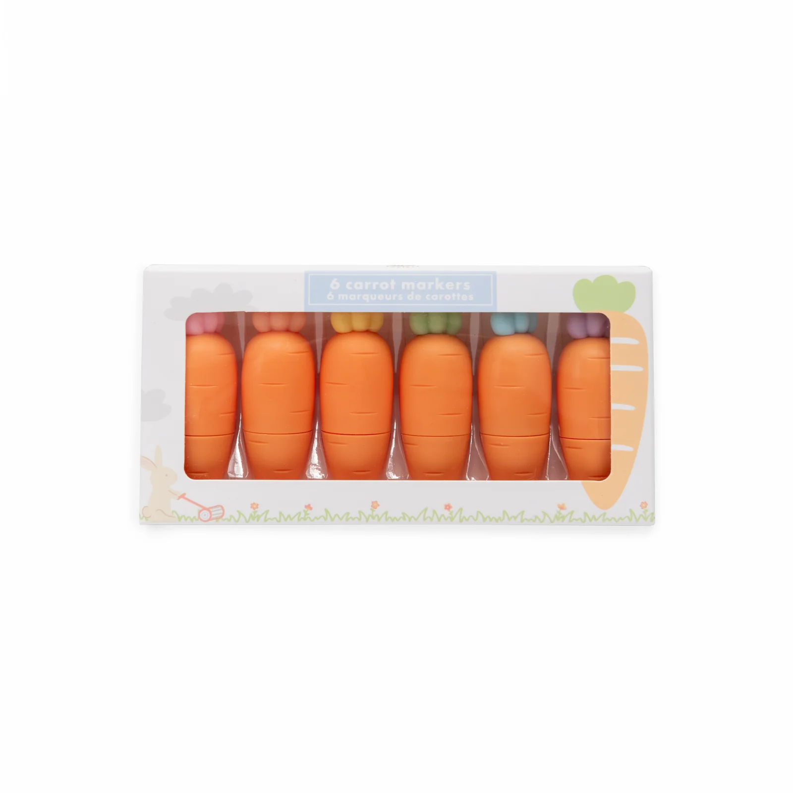 Daydream Society Bunnies In The Garden Carrot Marker Set